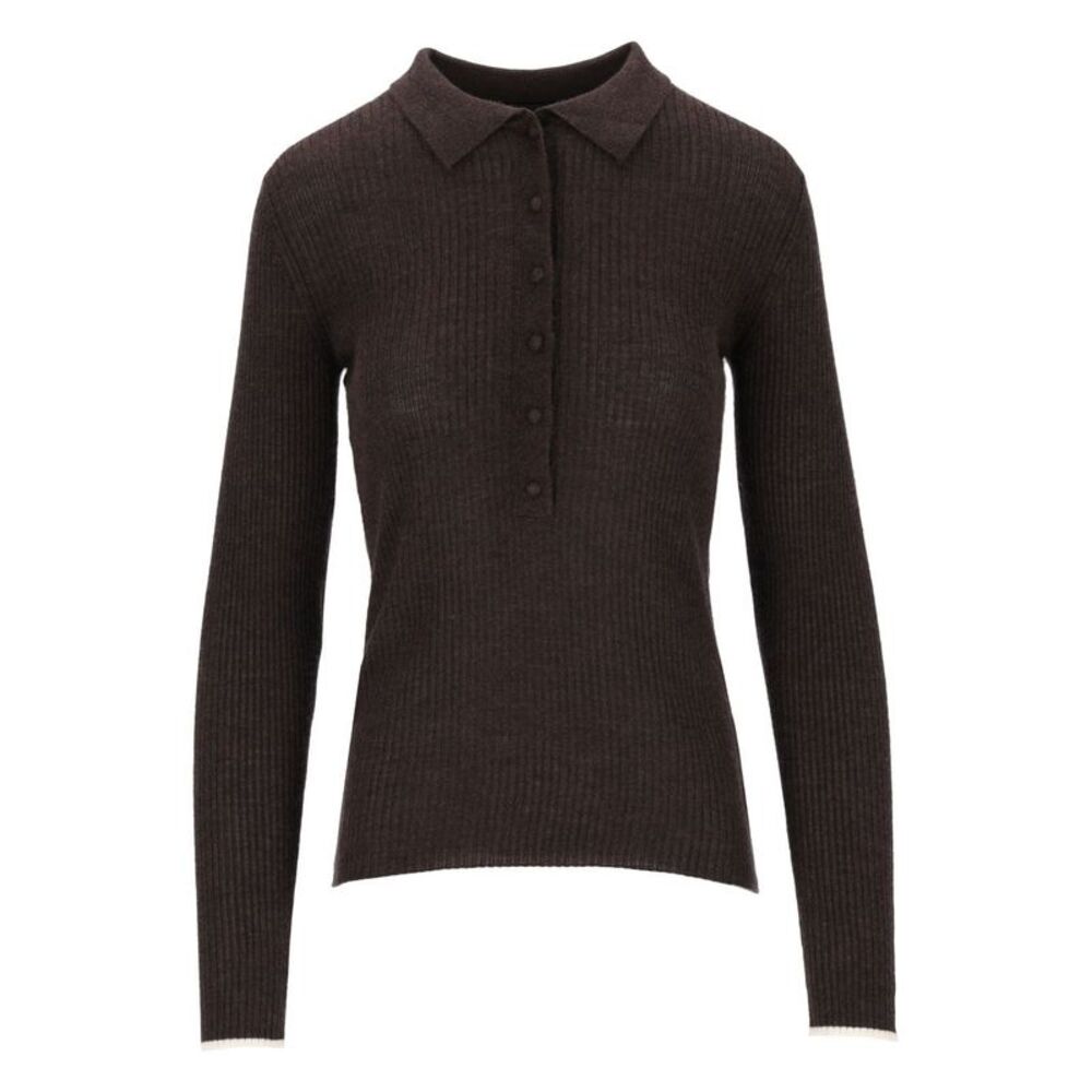 Arch4 Women "Maja" Ribbed Polo Sweater